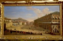 “Largo di Palazzo” (attuale piazza del Plebiscito): veduta globale e suoi particolari