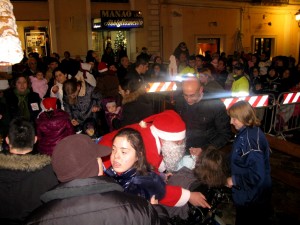 babbo natale in piazza-casarano