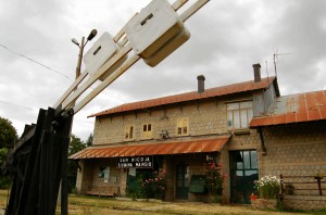 Locomotiva-punto ristoro in c.da San Nicola di Serra Pedace