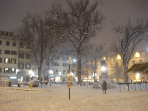 Neve a Firenze