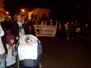 Fiaccolata per le vittime della strada