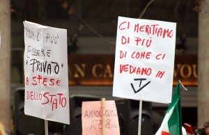 Un piazza di civile dissenso