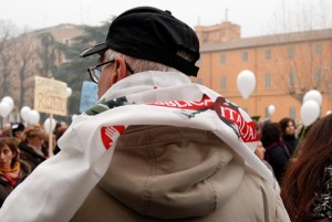 Un piazza di civile dissenso