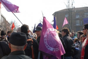 Manifestazione del Popolo Viola