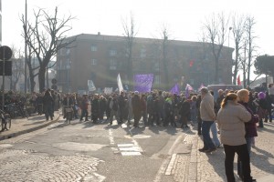 Manifestazione del Popolo Viola