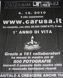 Carusa, compie 1 anno