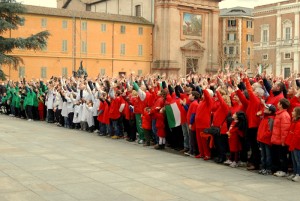 150°: not(t)e tricolore a Reggio Emilia