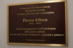 targa dedicata a Pietro Ellero