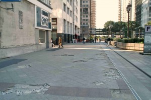 Centro direzionale… il pavimento che non c’è