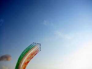 Air show tricolore a Torre Suda