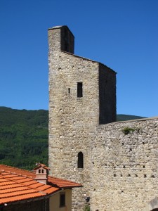 All’interno della cinta muraria del Castello