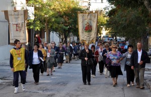 La processione di San Francesco del Santuario di San Matteo