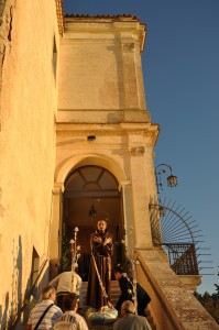 La processione di San Francesco del Santuario di San Matteo