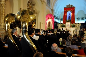 La processione di San Francesco del Santuario di San Matteo