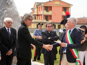 Inaugurazione monumento ai caduti di tutte le guerre