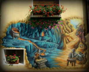 Murales in cornice