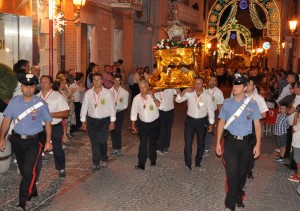 La processione troiana dei Santi Patroni
