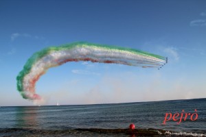 Frecce Tricolori a Marina Pesculuse