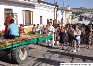 Pellegrinaggio cellese in onore dei Santi Vito, Modesto e Crescenza