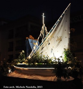 Processione di Maria SS. dell’Altomare sulla barca a vela