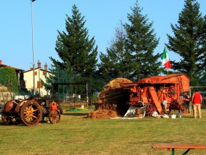 Antica battitura del grano