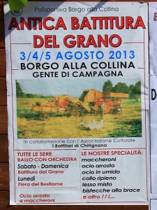 Antica battitura del grano