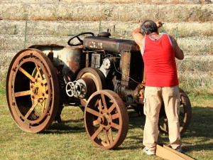 Antica battitura del grano