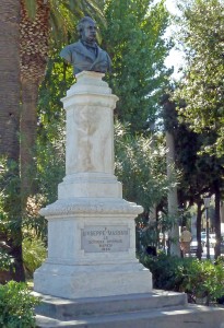 Il busto bronzeo di Giuseppe Massari