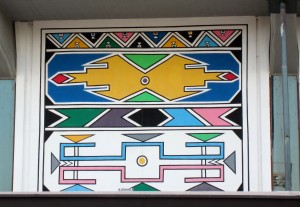 I murales della tribù Ndebele