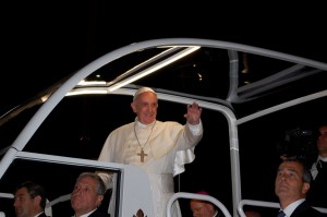 Commovente visita di Papa Francesco