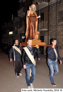 Processione e falò castelnovesi di Sant’Antonio Abate