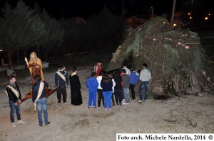 Processione e falò castelnovesi di Sant’Antonio Abate