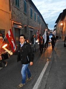 Fiaccolata contro lo ius soli