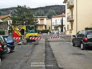 I lavori infiniti su Via Pagano