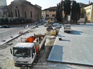 Conto alla rovescia per la riapertura di Piazza delle Carceri