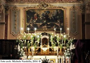 Gli altari della reposizione nelle chiese sangiovannesi