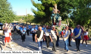 Processione celenzana della Madonna delle Grazie verso il suo santuario
