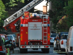 Intervento dei Vigili del fuoco… con sorpresa