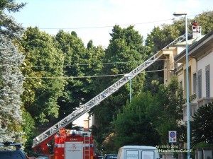 Intervento dei Vigili del fuoco… con sorpresa