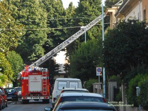 Intervento dei Vigili del fuoco… con sorpresa