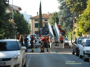 Intervento dei Vigili del fuoco… con sorpresa