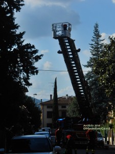 Intervento dei Vigili del fuoco… con sorpresa