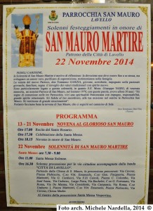In onore di San Mauro martire
