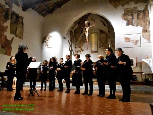 Successo del gruppo vocale “Hortus Concertus” alla Pieve di San Pietro a Figline