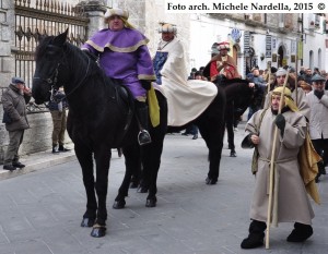 Corteo dei <i>Magi</i> verso la Grotta dell’Arcangelo Michele