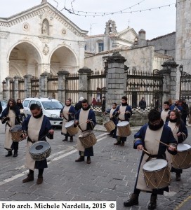 Corteo dei <i>Magi</i> verso la Grotta dell’Arcangelo Michele