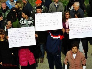 Protesta a Casale