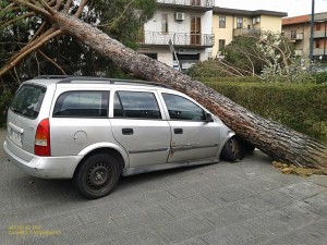 La situazione dopo il tornado di vento