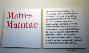 Le Matres Matutae in Terra di Lavoro