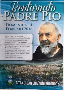 Il ritorno di San Pio tra i sangiovannesi
